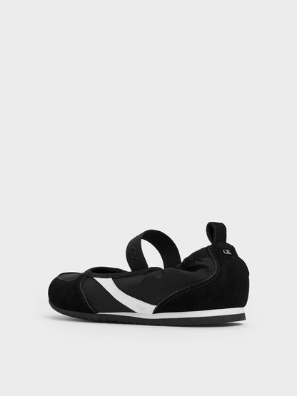 CHARLES & KEITH Hot Sale | Jace Mary Jane Sneakers - Black Textured