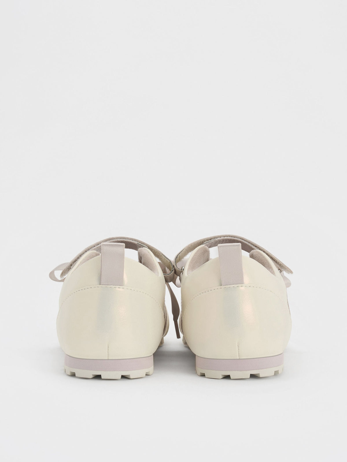 CHARLES & KEITH Everyday | Silko Pearlescent Ballet Sneakers - Chalk