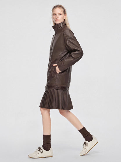 CHARLES & KEITH Signature | Jace Leather & Suede Sneakers - Chalk