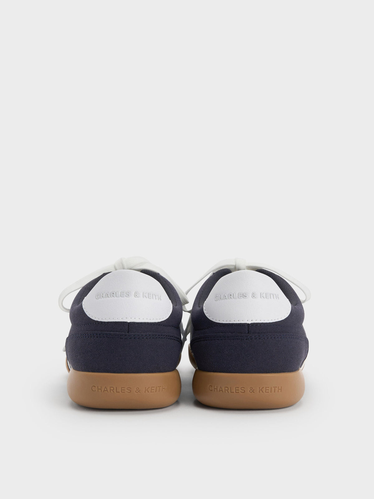 CHARLES & KEITH Trending | Louise Contrast-Trim Sneakers - Dark Blue