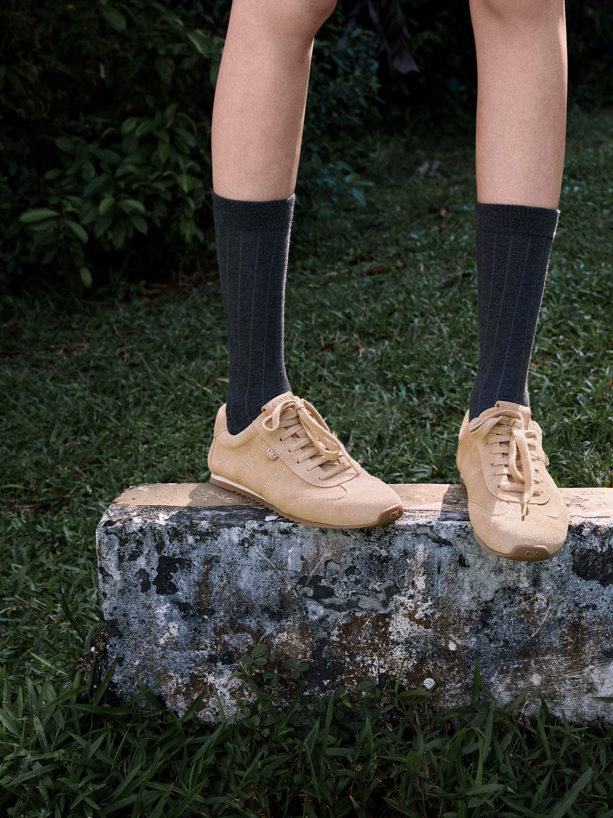 CHARLES & KEITH Best Price | Jace Suede Sneakers - Beige