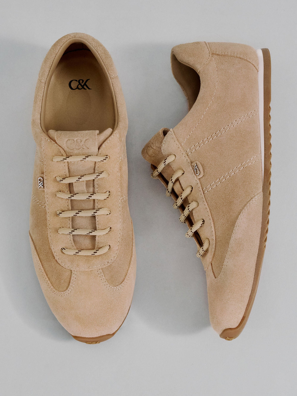 CHARLES & KEITH Best Price | Jace Suede Sneakers - Beige