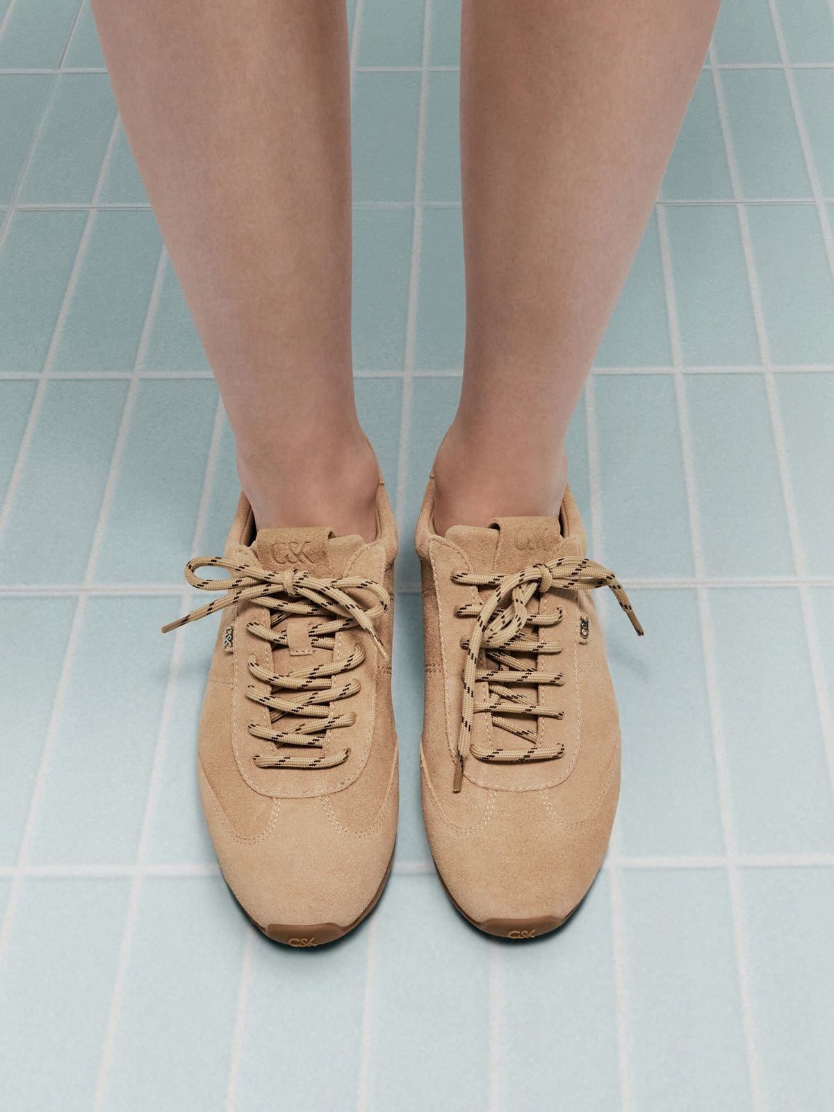 CHARLES & KEITH Best Price | Jace Suede Sneakers - Beige