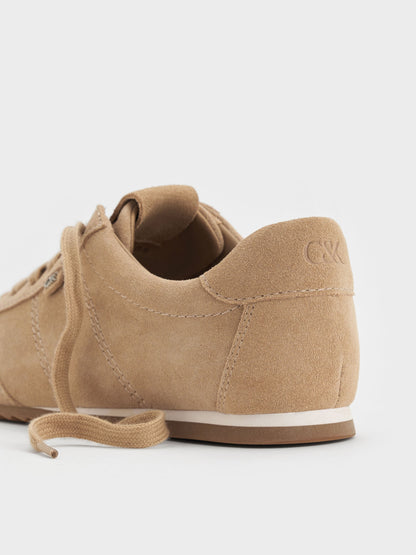 CHARLES & KEITH Best Price | Jace Suede Sneakers - Beige