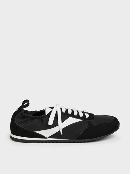 CHARLES & KEITH Essential | Jace Sneakers - Black Textured