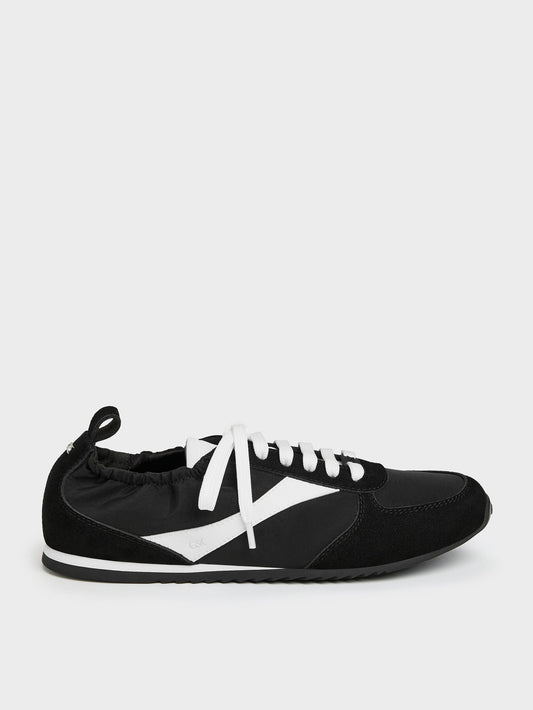 CHARLES & KEITH Essential | Jace Sneakers - Black Textured