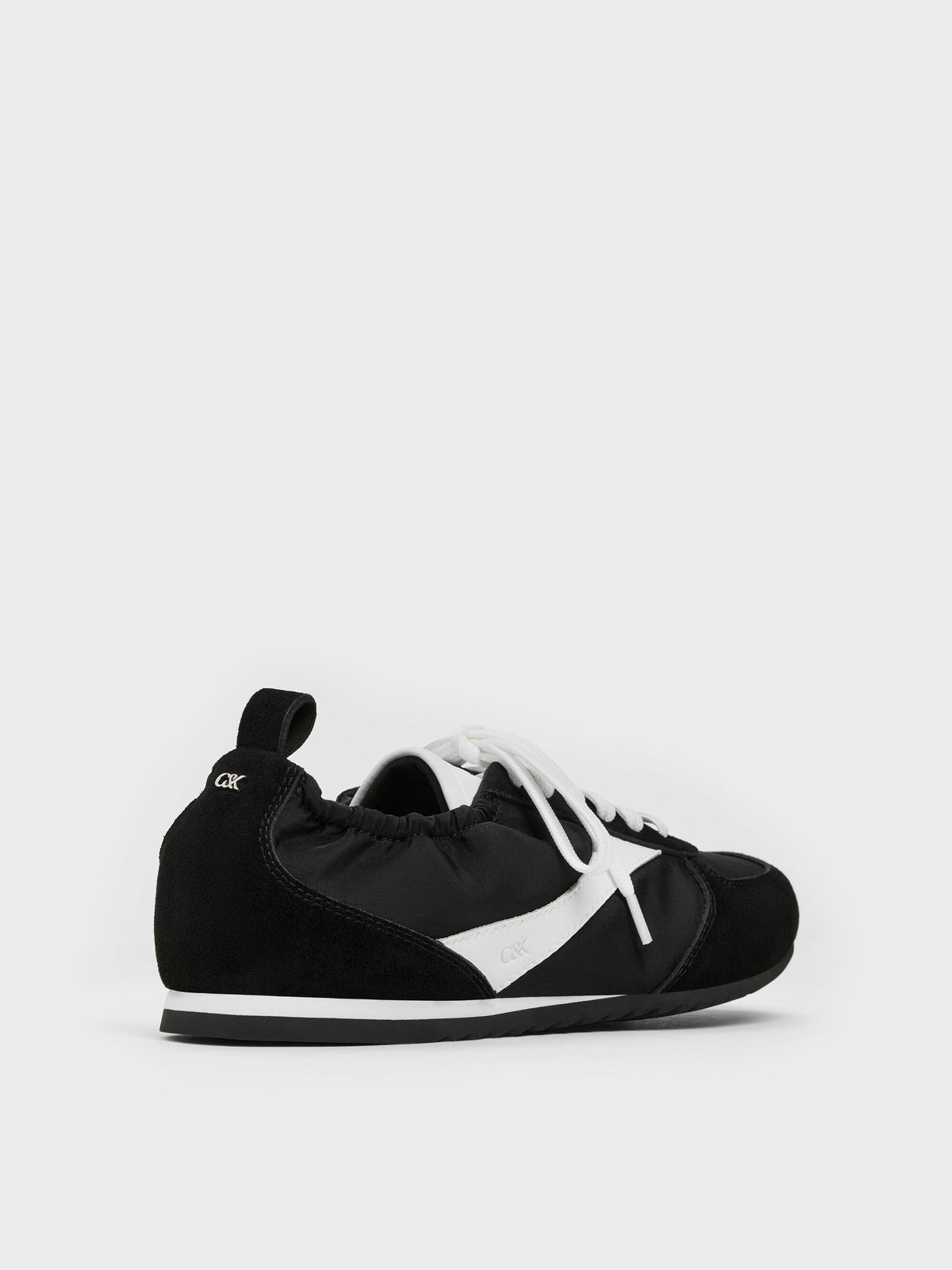 CHARLES & KEITH Essential | Jace Sneakers - Black Textured
