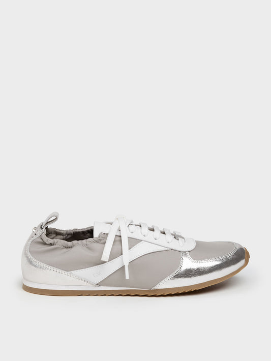 CHARLES & KEITH Great Value | Jace Metallic Sneakers - Silver