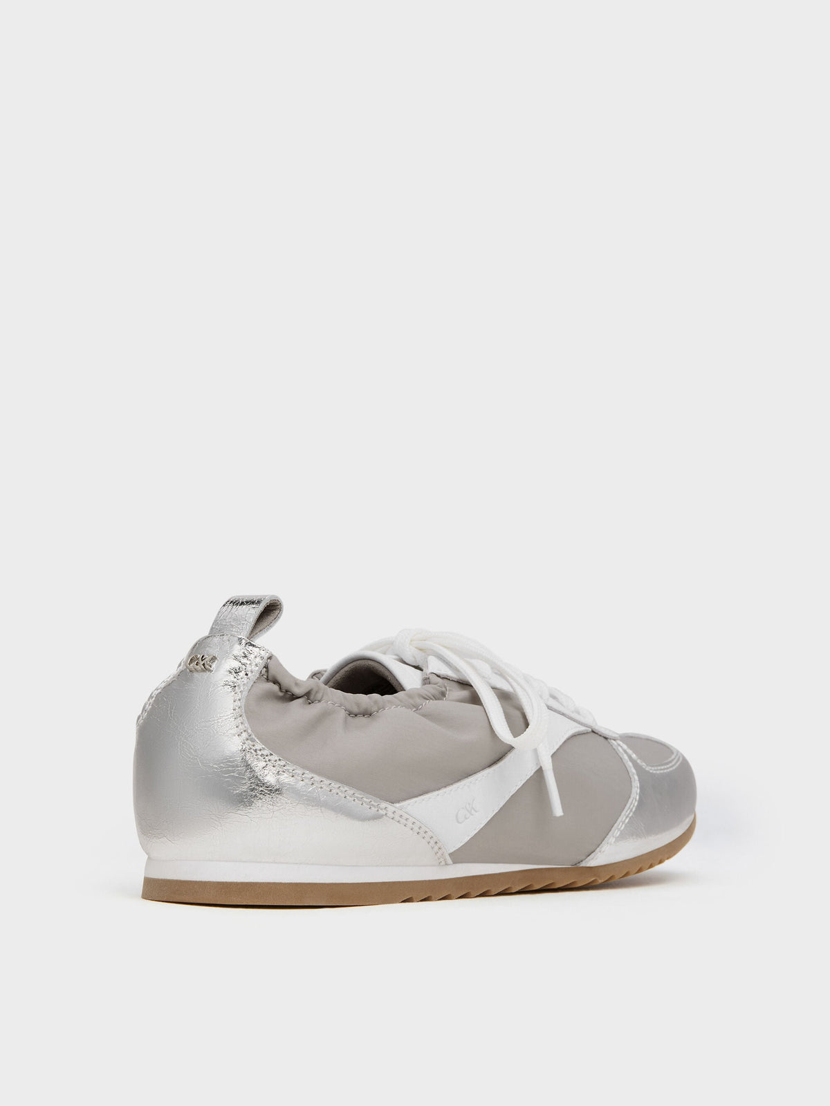 CHARLES & KEITH Great Value | Jace Metallic Sneakers - Silver