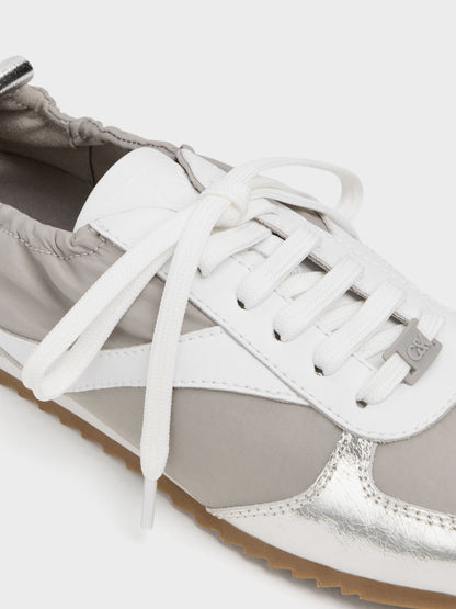 CHARLES & KEITH Great Value | Jace Metallic Sneakers - Silver