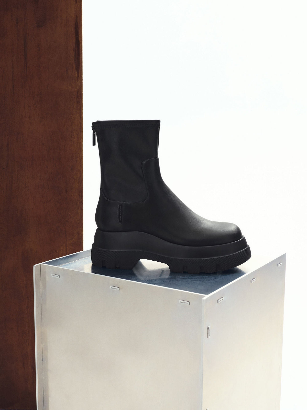 CHARLES & KEITH Smart Buy | Leoi Chunky Ankle Boots - Black