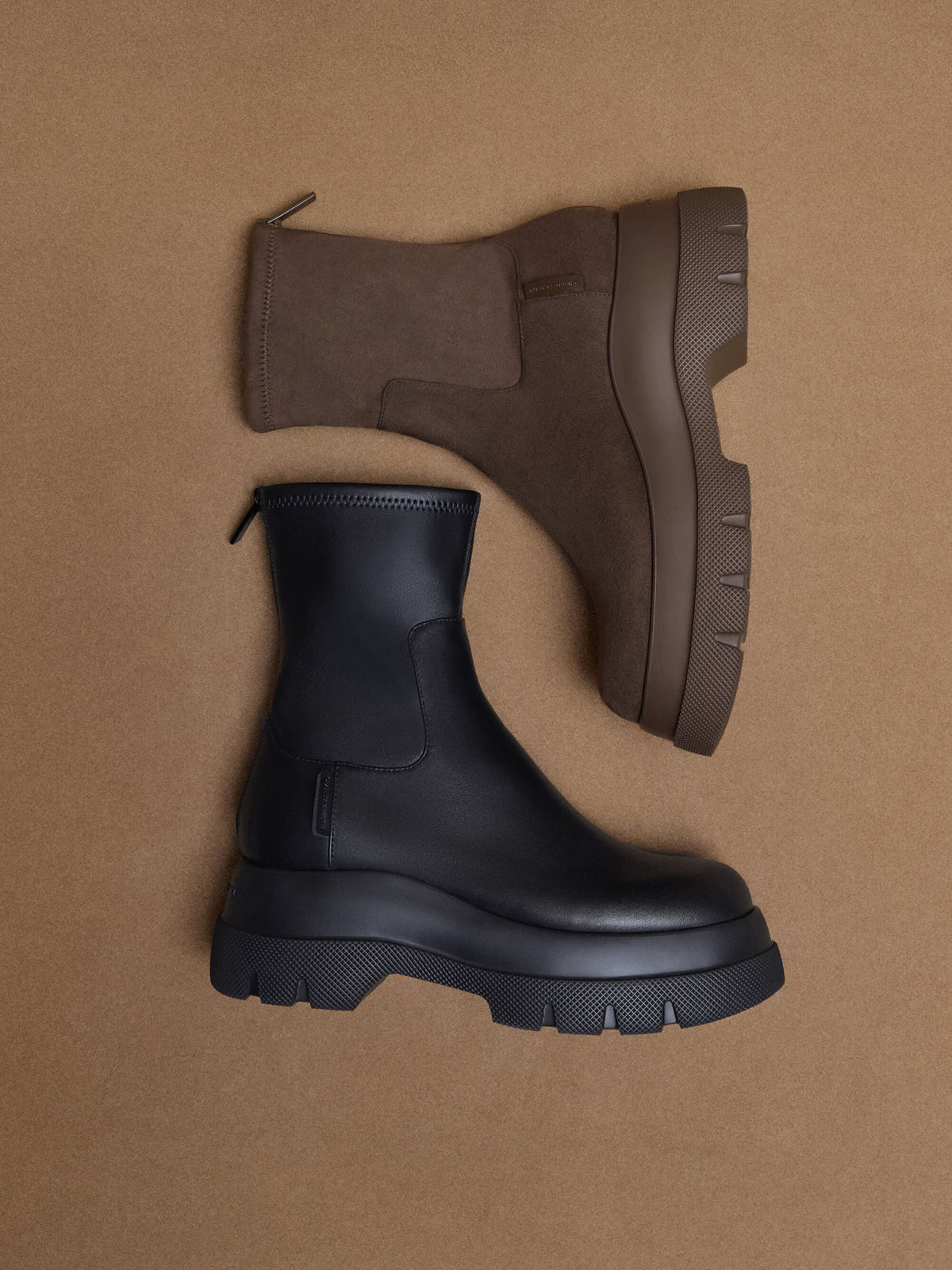 CHARLES & KEITH Smart Buy | Leoi Chunky Ankle Boots - Black