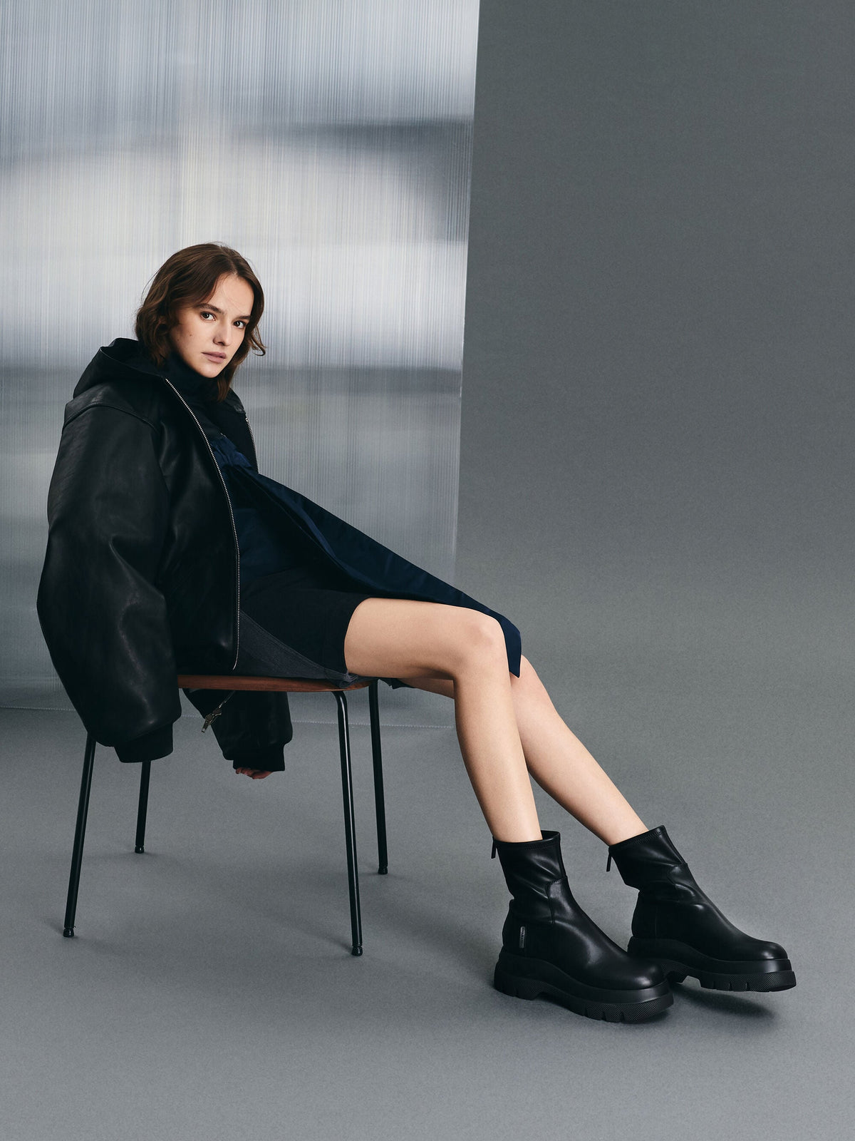 CHARLES & KEITH Smart Buy | Leoi Chunky Ankle Boots - Black