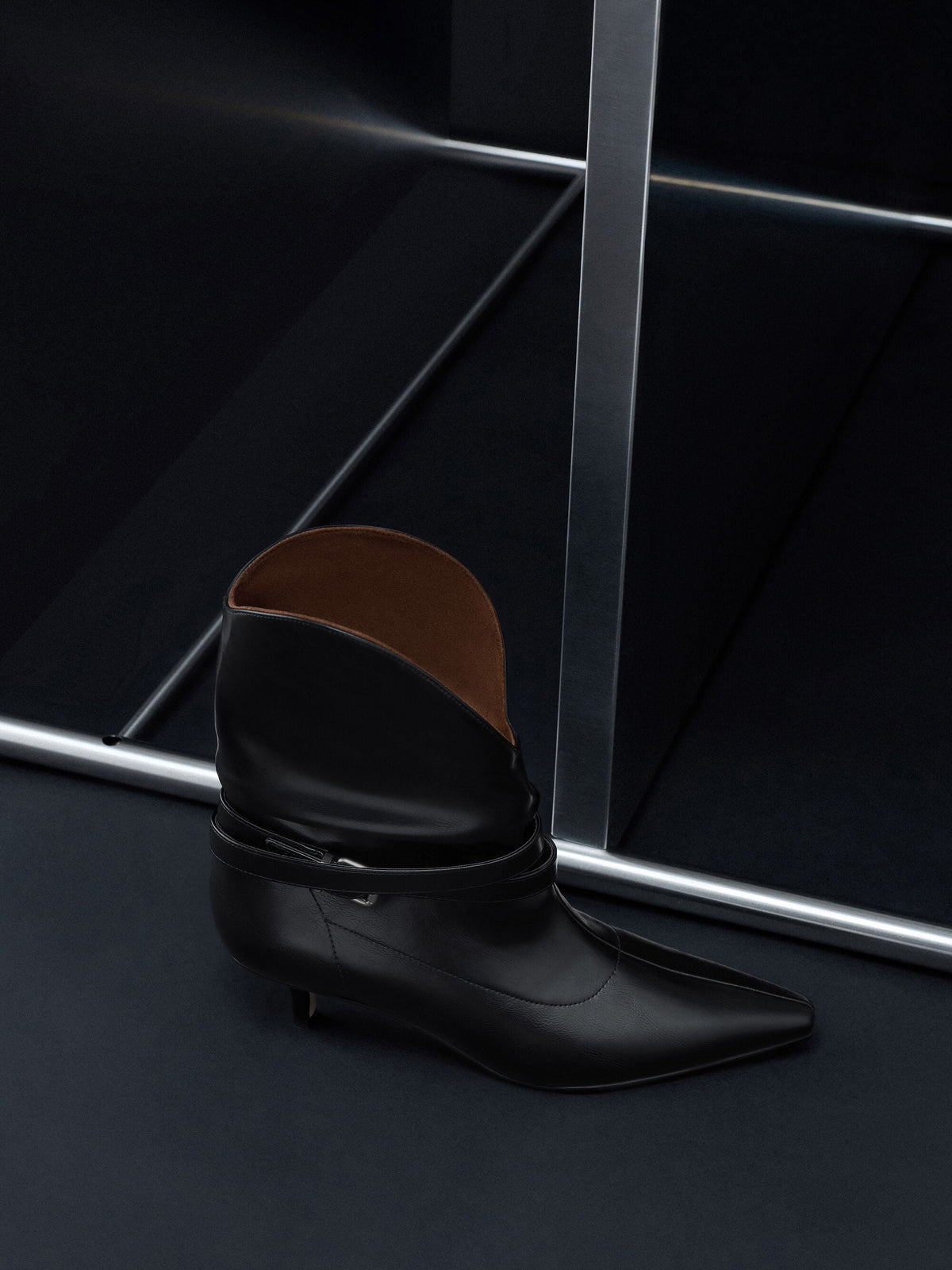 CHARLES & KEITH Latest | Karter Kitten-Heel Boots - Black