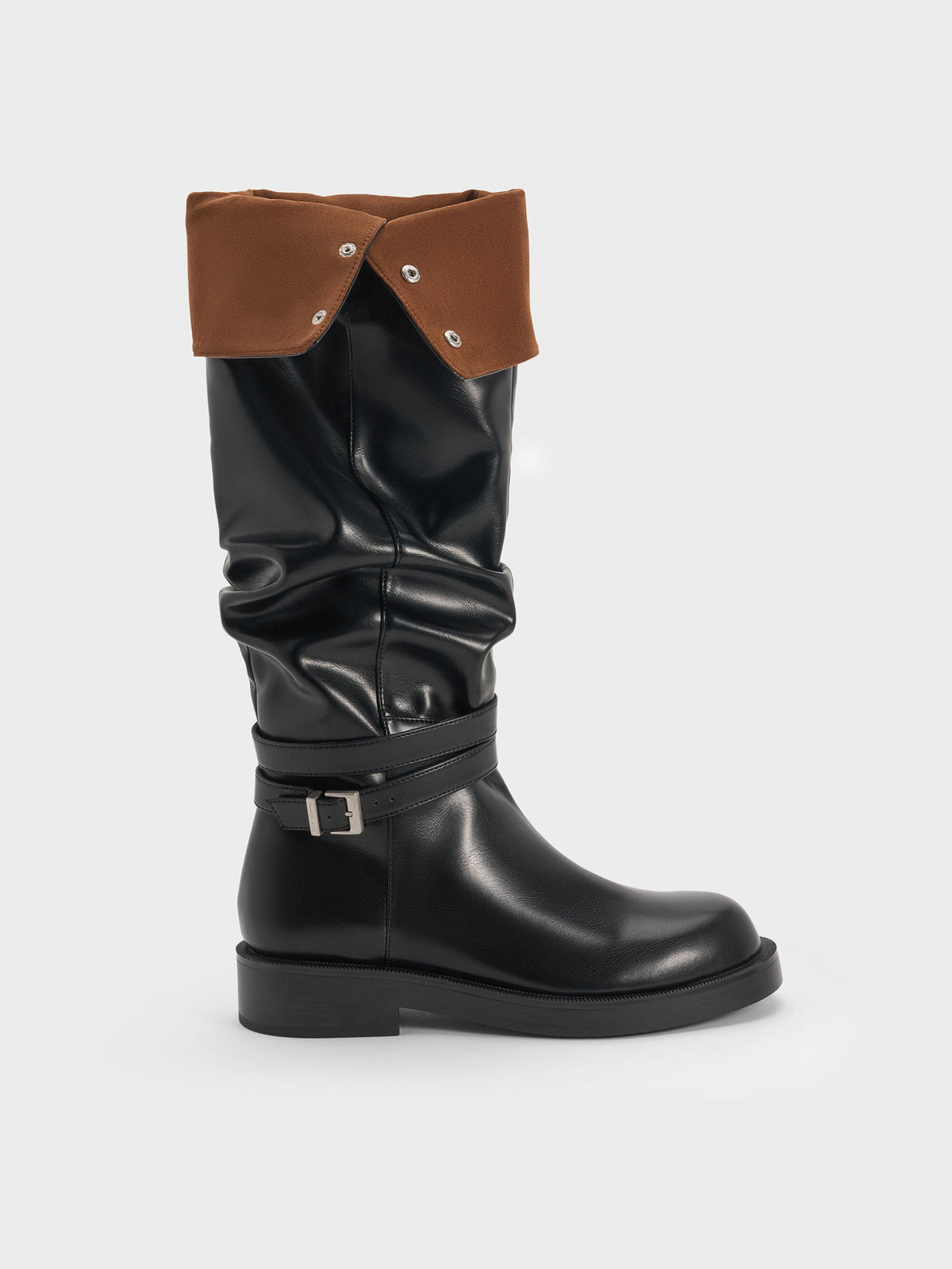 CHARLES & KEITH Top Pick | Eilis Thigh-High Boots - Black