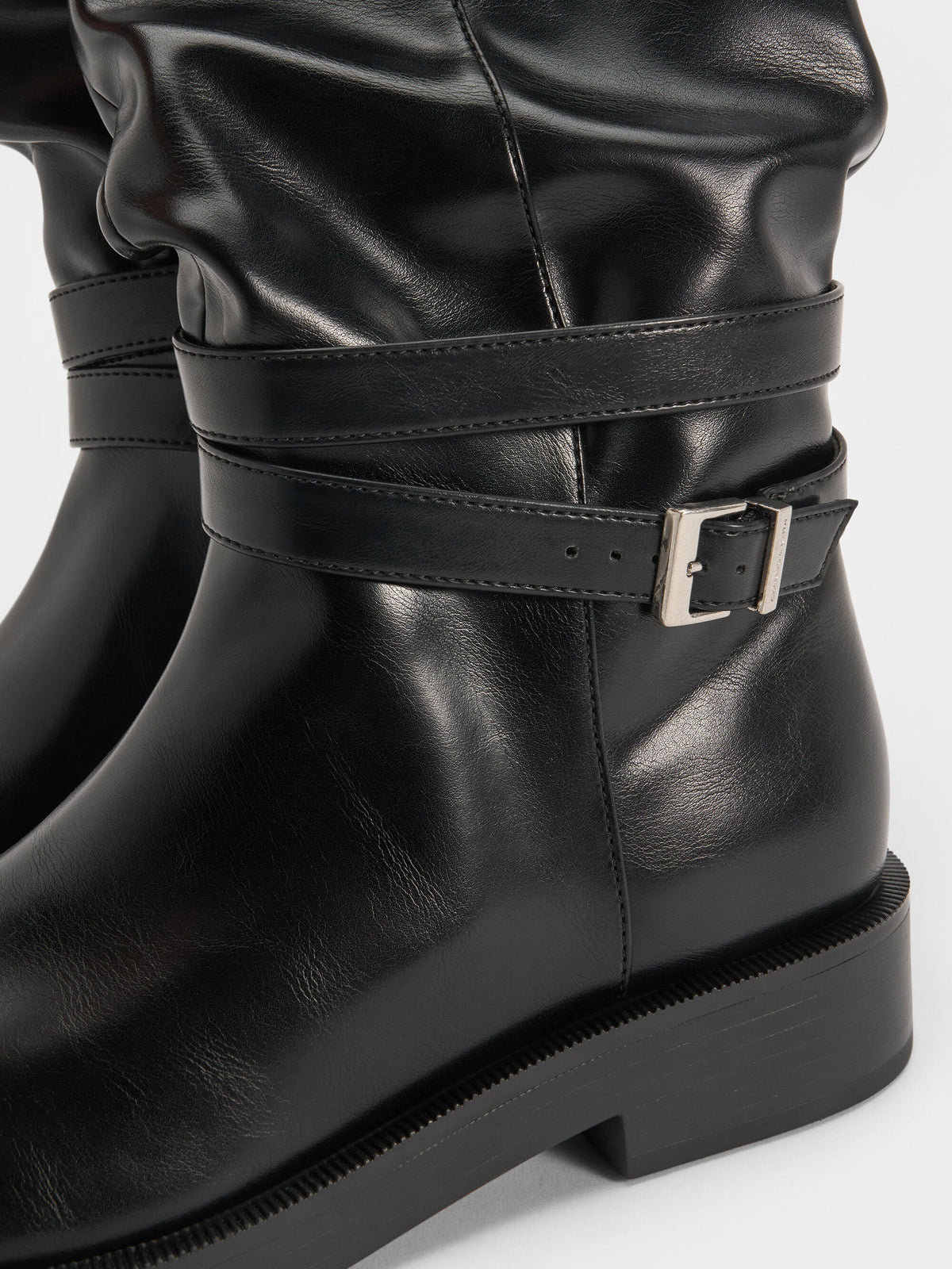 CHARLES & KEITH Top Pick | Eilis Thigh-High Boots - Black