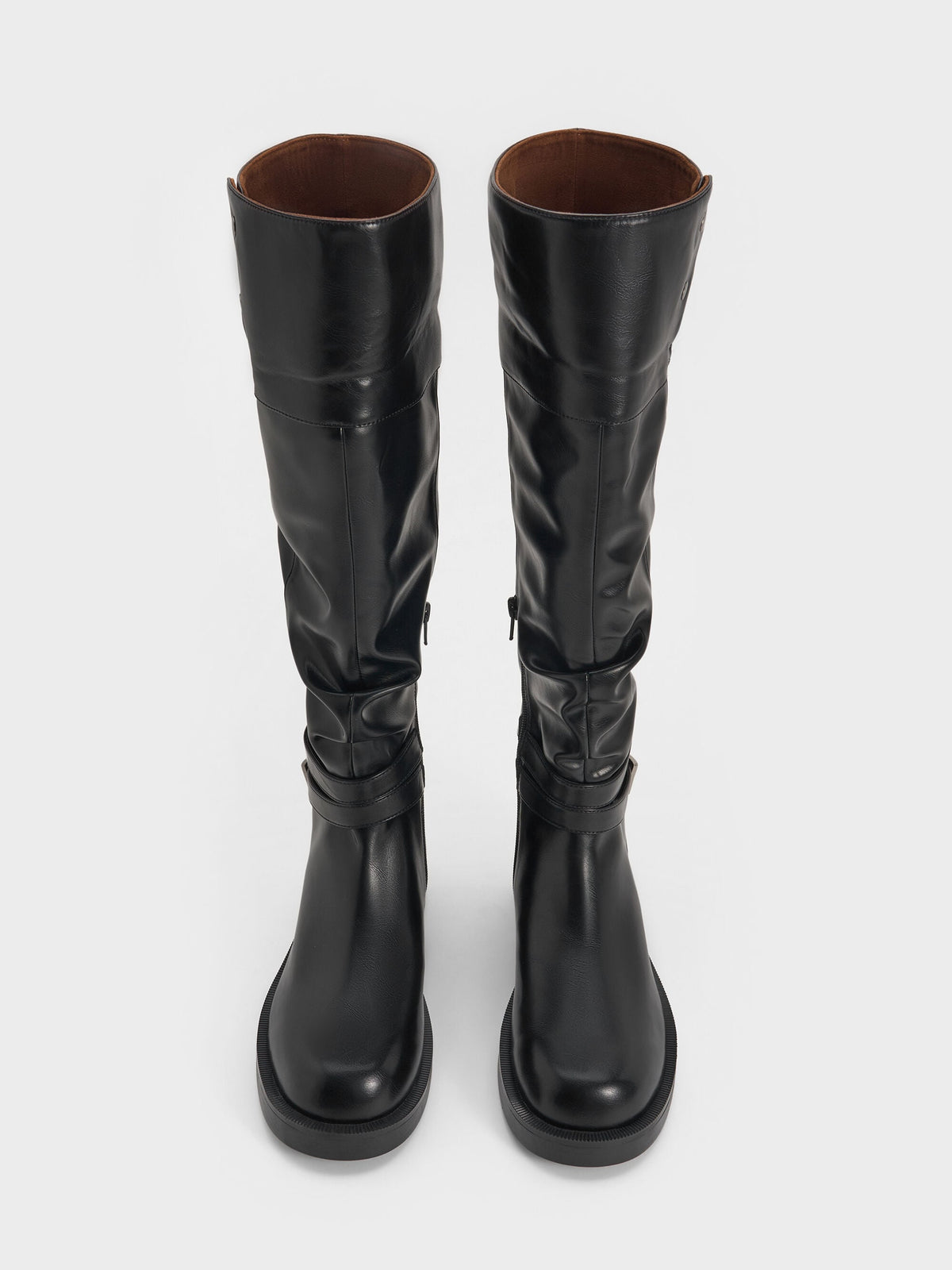 CHARLES & KEITH Top Pick | Eilis Thigh-High Boots - Black