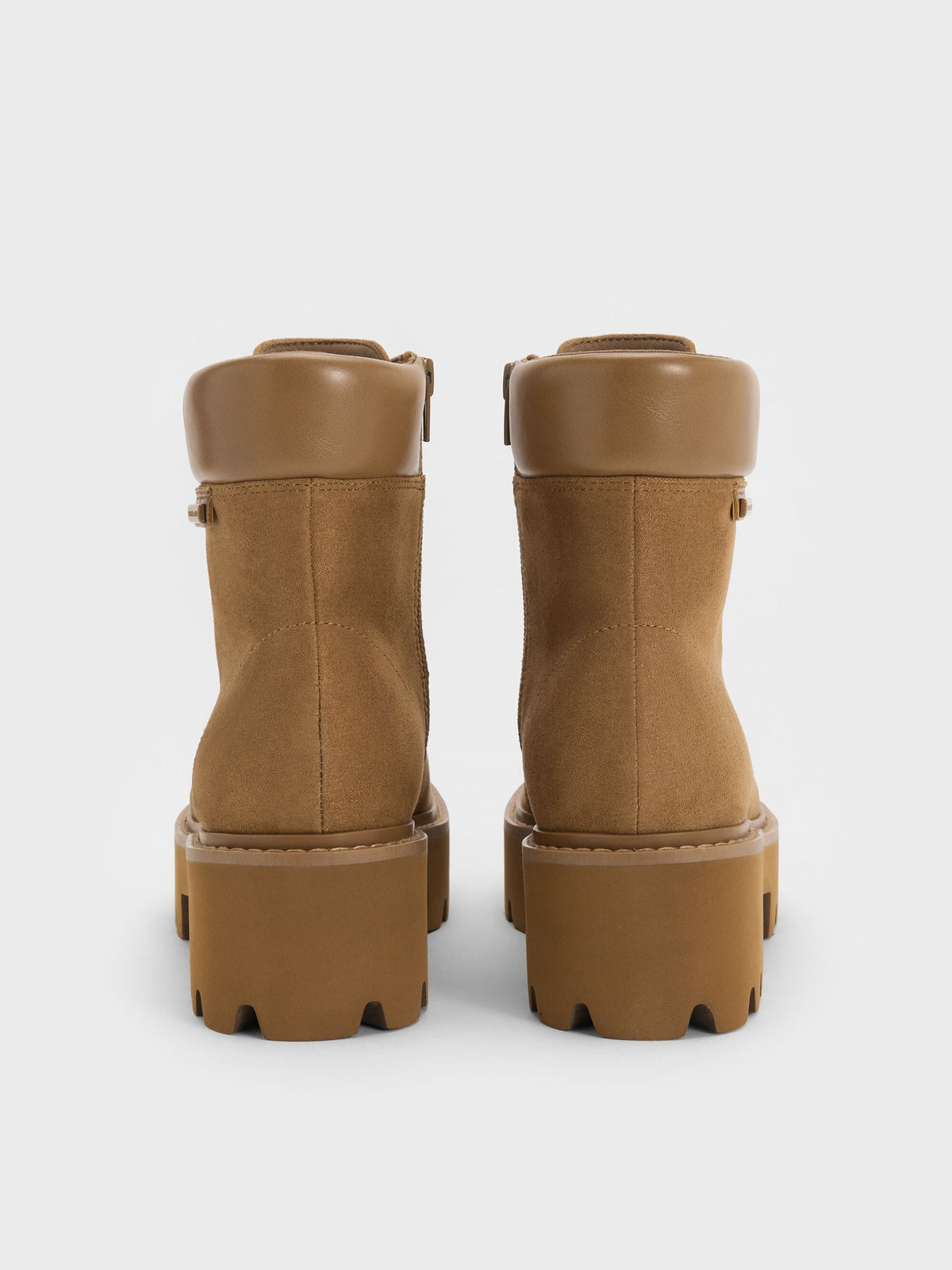 CHARLES & KEITH Best Price | Ripley Ridged-Sole Ankle Boots - Sand