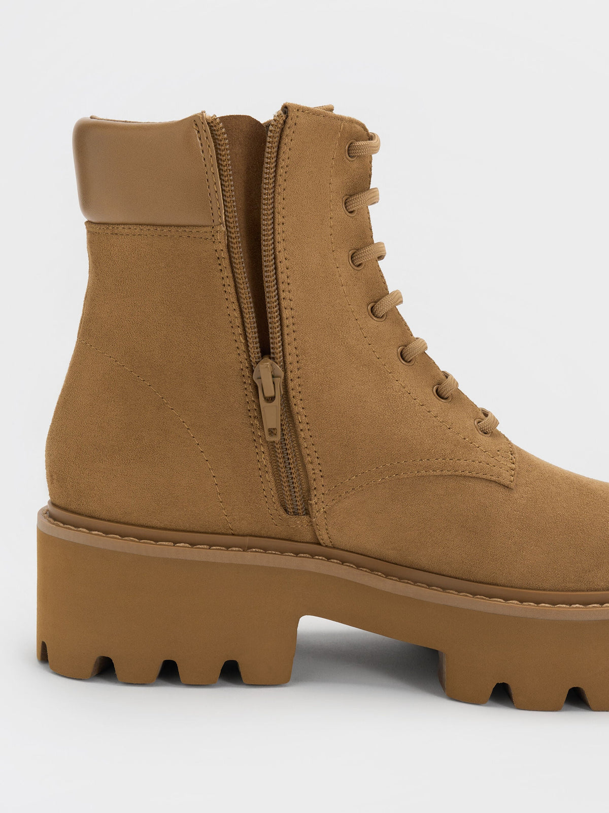 CHARLES & KEITH Best Price | Ripley Ridged-Sole Ankle Boots - Sand