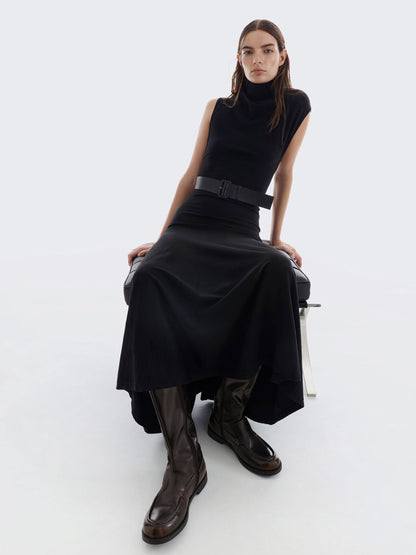 CHARLES & KEITH Exclusive | Jagger Knee-High Loafer-Boots - Dark Brown