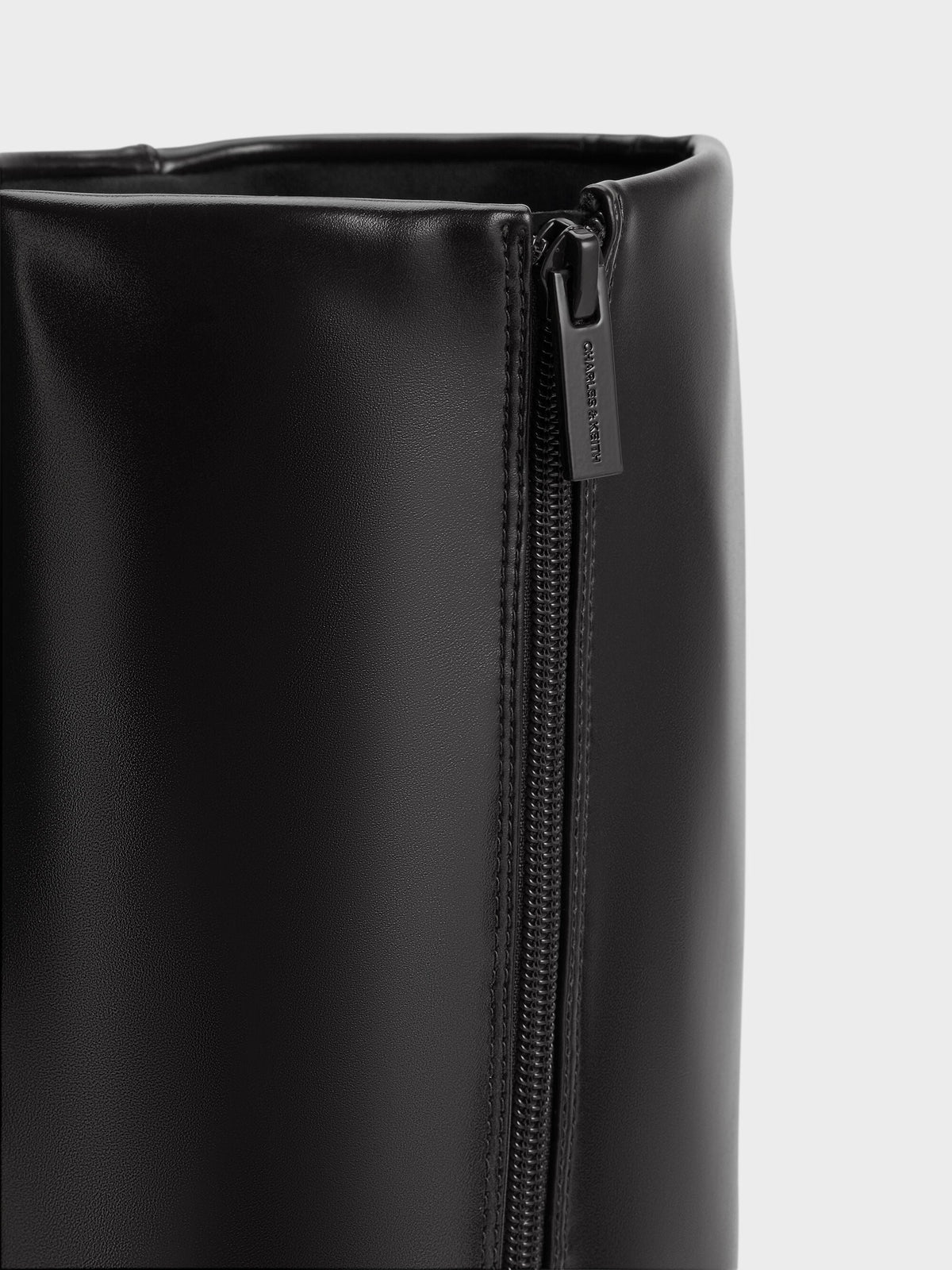 CHARLES & KEITH Trending | Pointed Stiletto Knee-High Boots - Black