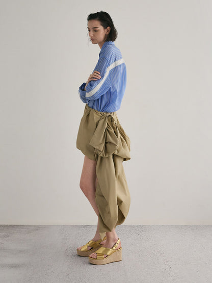 CHARLES & KEITH Featured | Metallic Crossover Espadrille Wedges - Gold