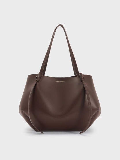 CHARLES & KEITH Discount | XL Calla Tote Bag - Espresso Brown