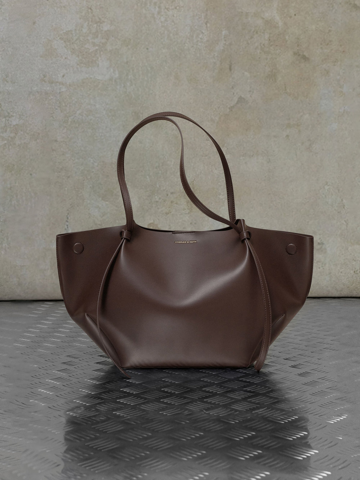 CHARLES & KEITH Discount | XL Calla Tote Bag - Espresso Brown