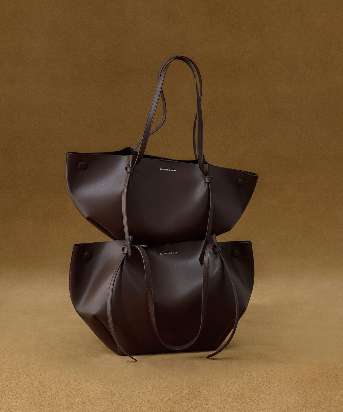 CHARLES & KEITH Discount | XL Calla Tote Bag - Espresso Brown