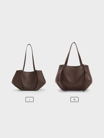 CHARLES & KEITH Discount | XL Calla Tote Bag - Espresso Brown