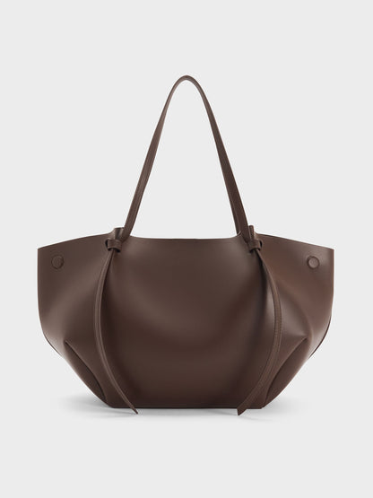 CHARLES & KEITH Discount | XL Calla Tote Bag - Espresso Brown
