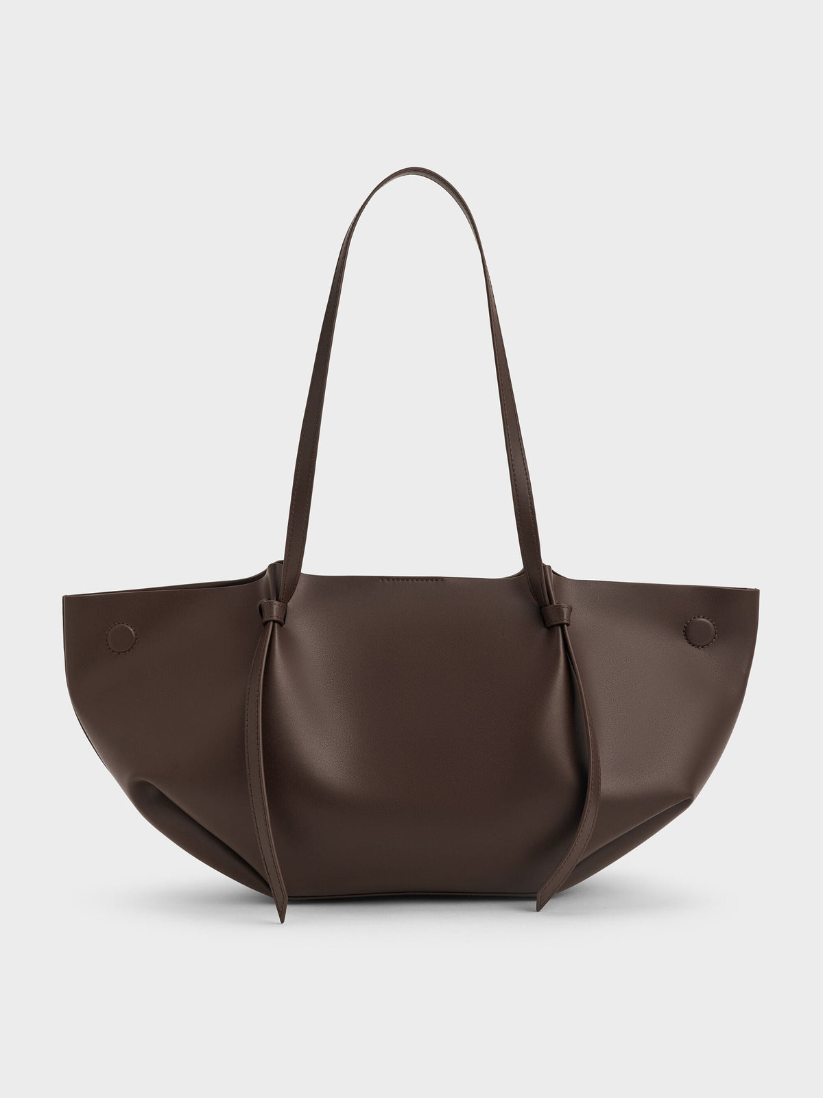 CHARLES & KEITH Quality | Calla Tote Bag - Espresso Brown