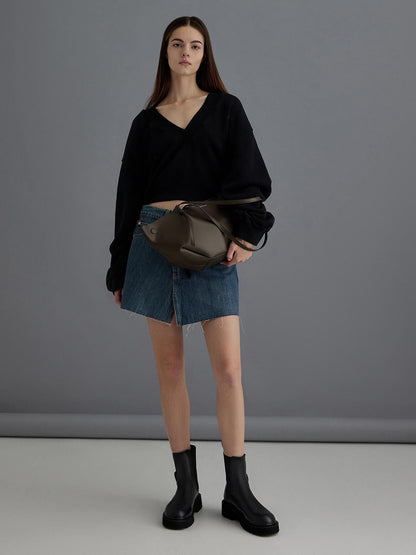 CHARLES & KEITH Essential | Calla Tote Bag - Dark Moss