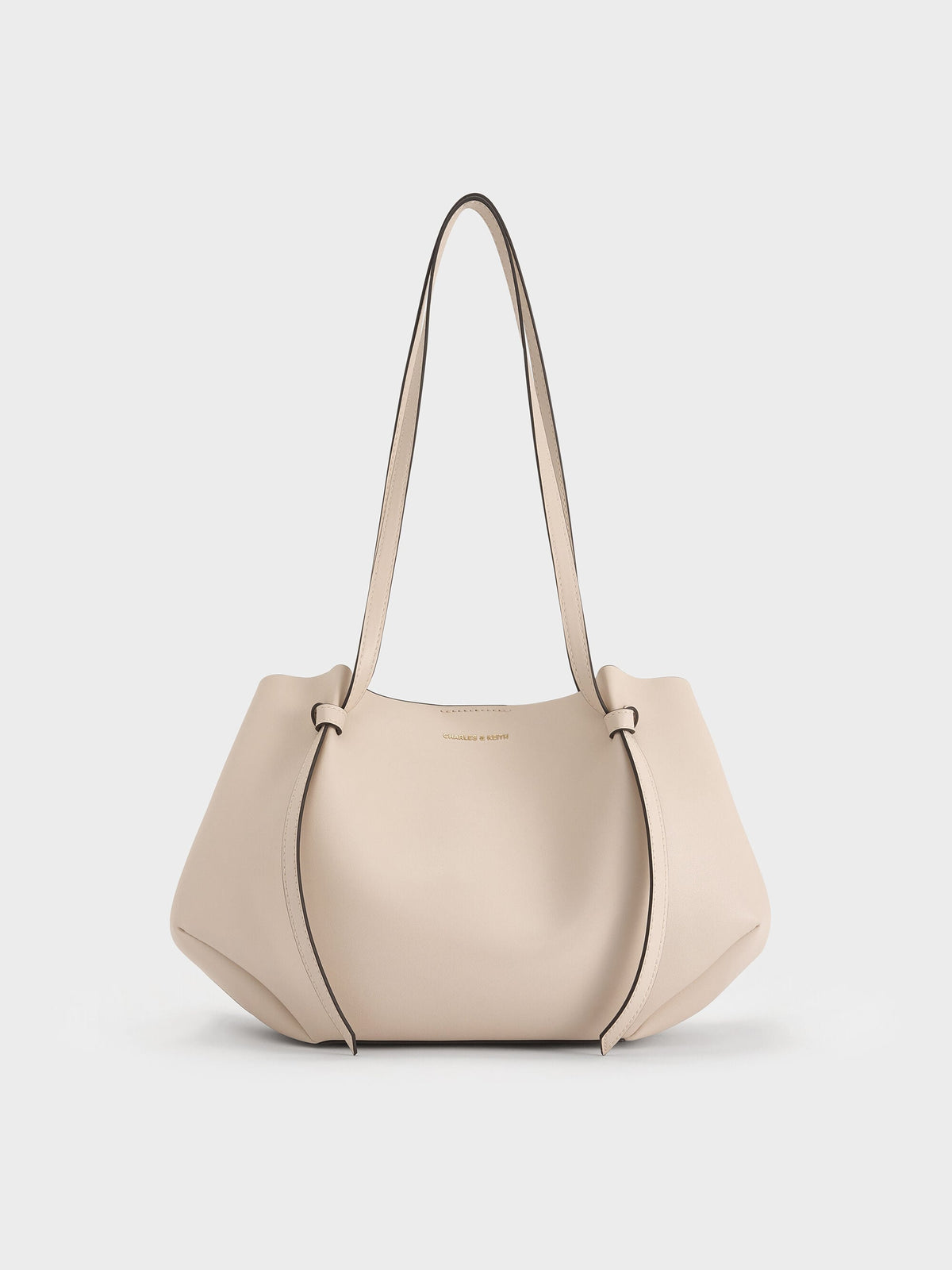 CHARLES & KEITH Trusted | Calla Tote Bag - Oat