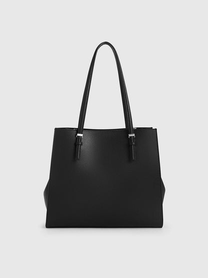 CHARLES & KEITH Special Offer | Sansa Tote Bag - Noir