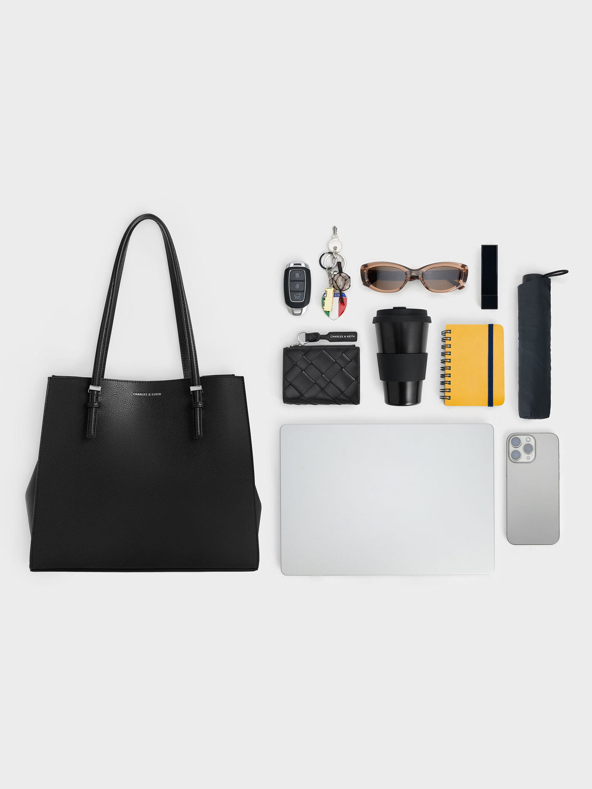 CHARLES & KEITH Special Offer | Sansa Tote Bag - Noir