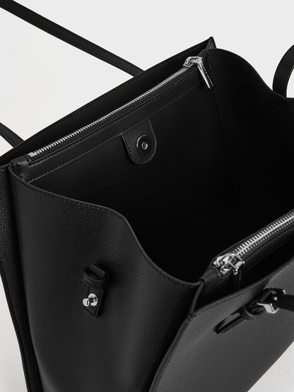 CHARLES & KEITH Special Offer | Sansa Tote Bag - Noir