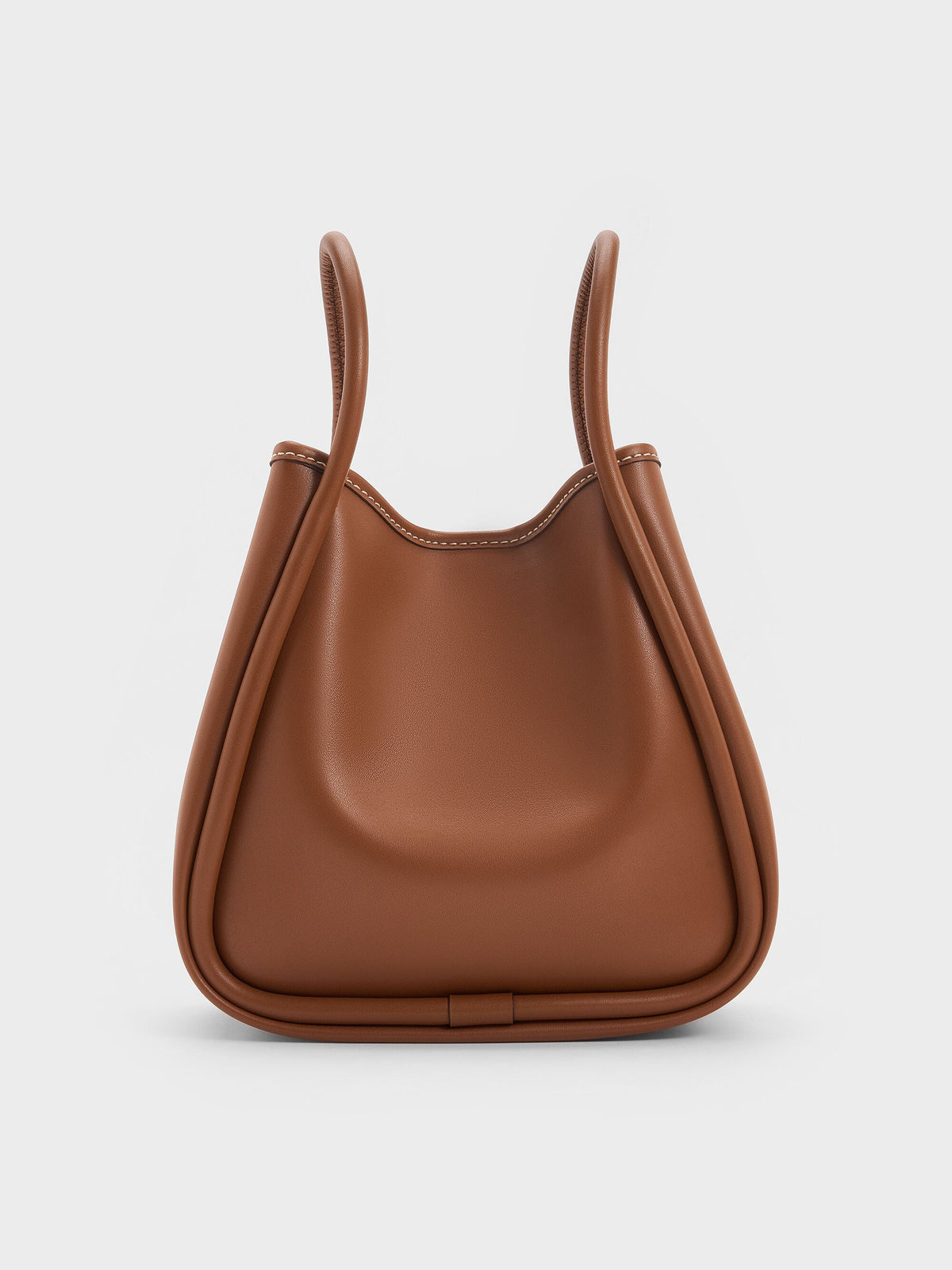 CHARLES & KEITH Best Price | Mini Lyla Tubular Tote Bag - Chocolate