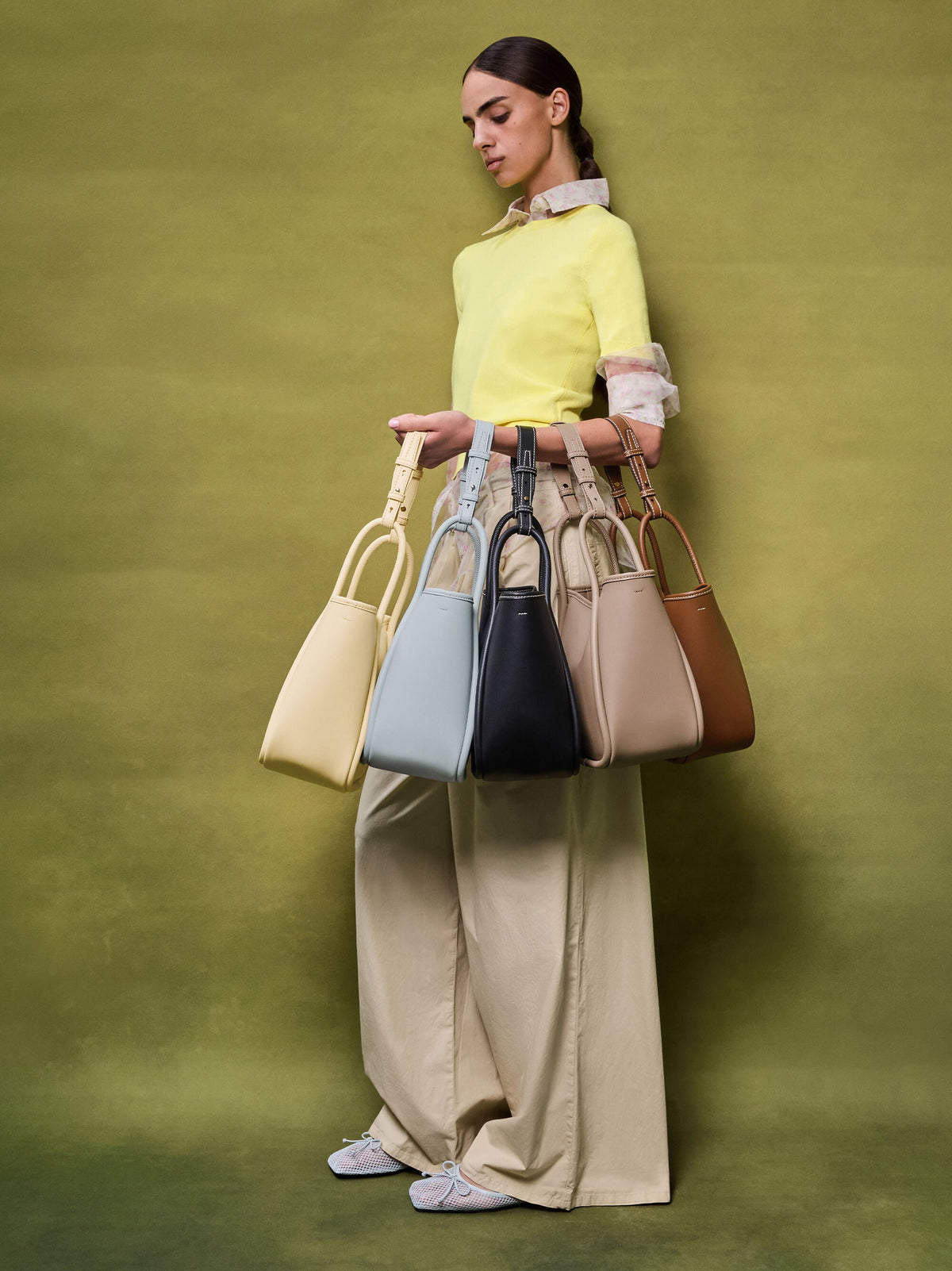 CHARLES & KEITH Best Price | Mini Lyla Tubular Tote Bag - Chocolate