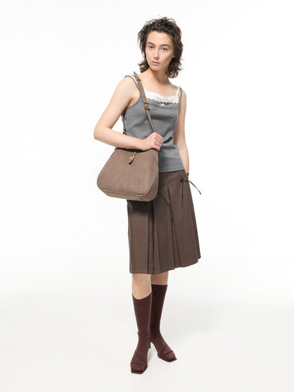 CHARLES & KEITH Popular | Adalyn Hobo Bag - Stone Grey