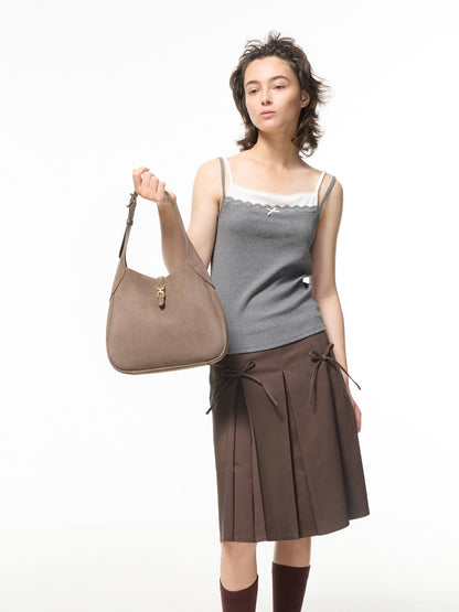 CHARLES & KEITH Popular | Adalyn Hobo Bag - Stone Grey