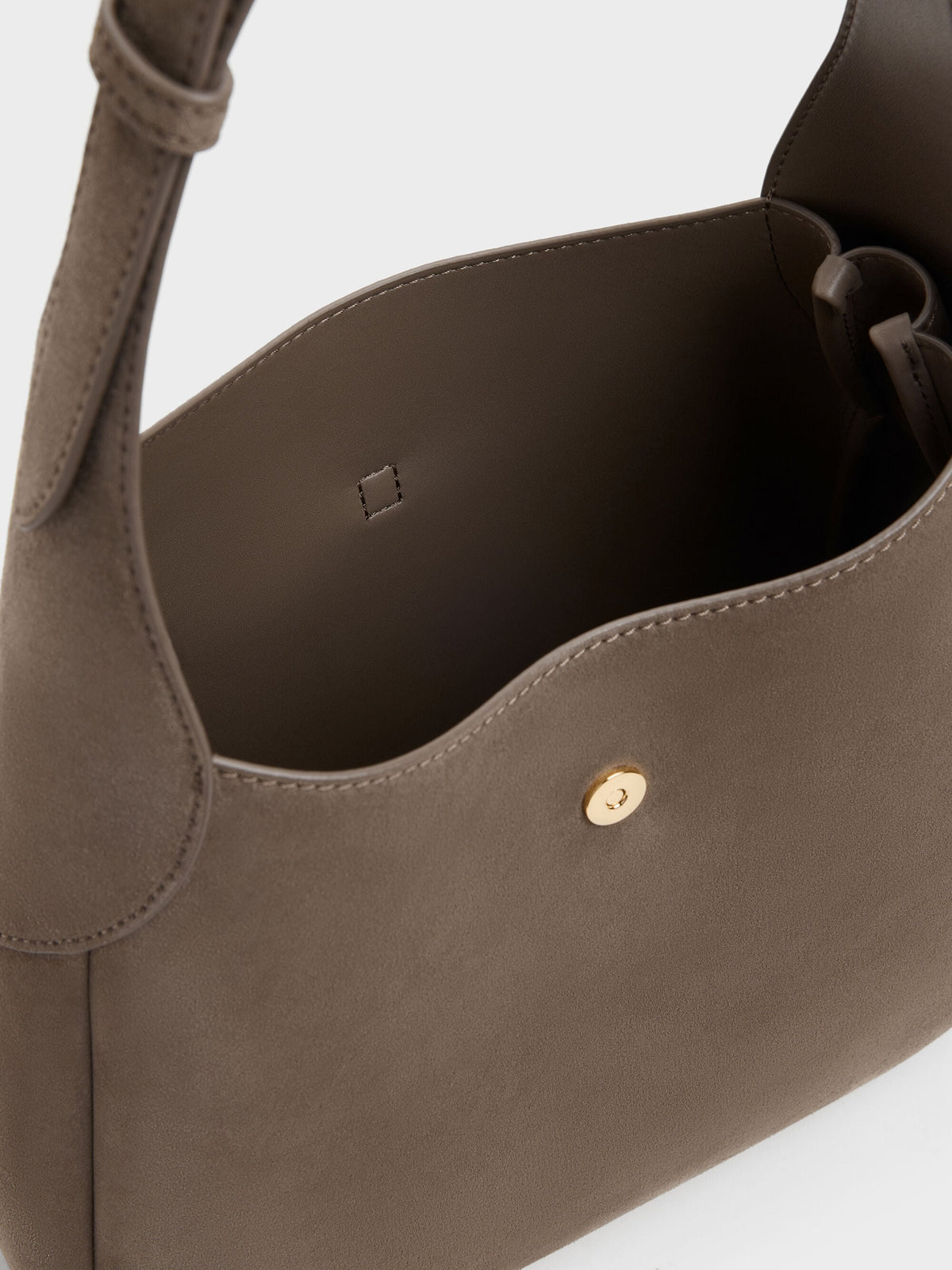 CHARLES & KEITH Popular | Adalyn Hobo Bag - Stone Grey