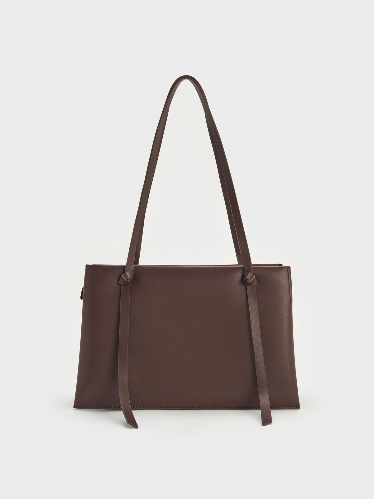 CHARLES & KEITH Recommended | Midori Geometric Tote Bag - Espresso Brown