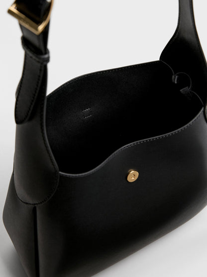 CHARLES & KEITH Special Offer | Adalyn Hobo Bag - Black