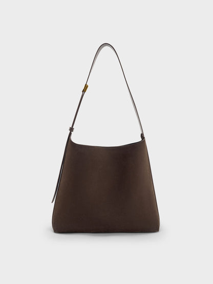 CHARLES & KEITH Special Offer | Edna Tote Bag - Espresso Brown