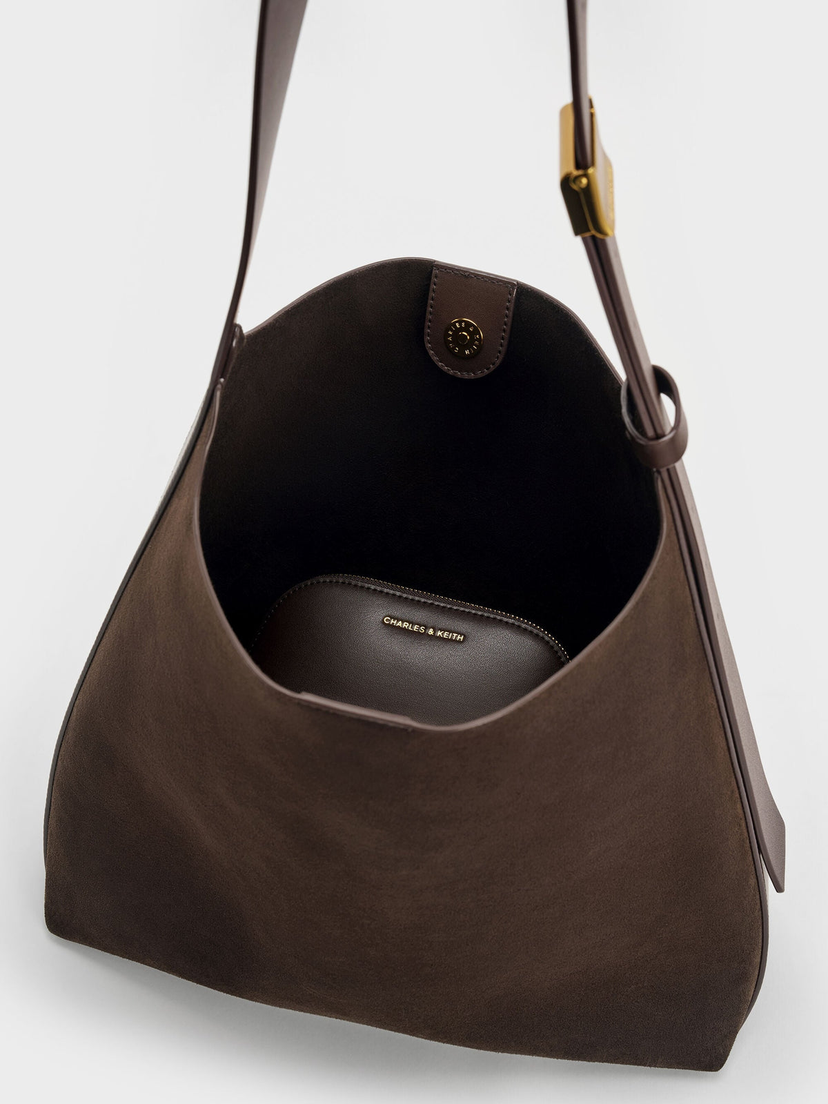 CHARLES & KEITH Special Offer | Edna Tote Bag - Espresso Brown