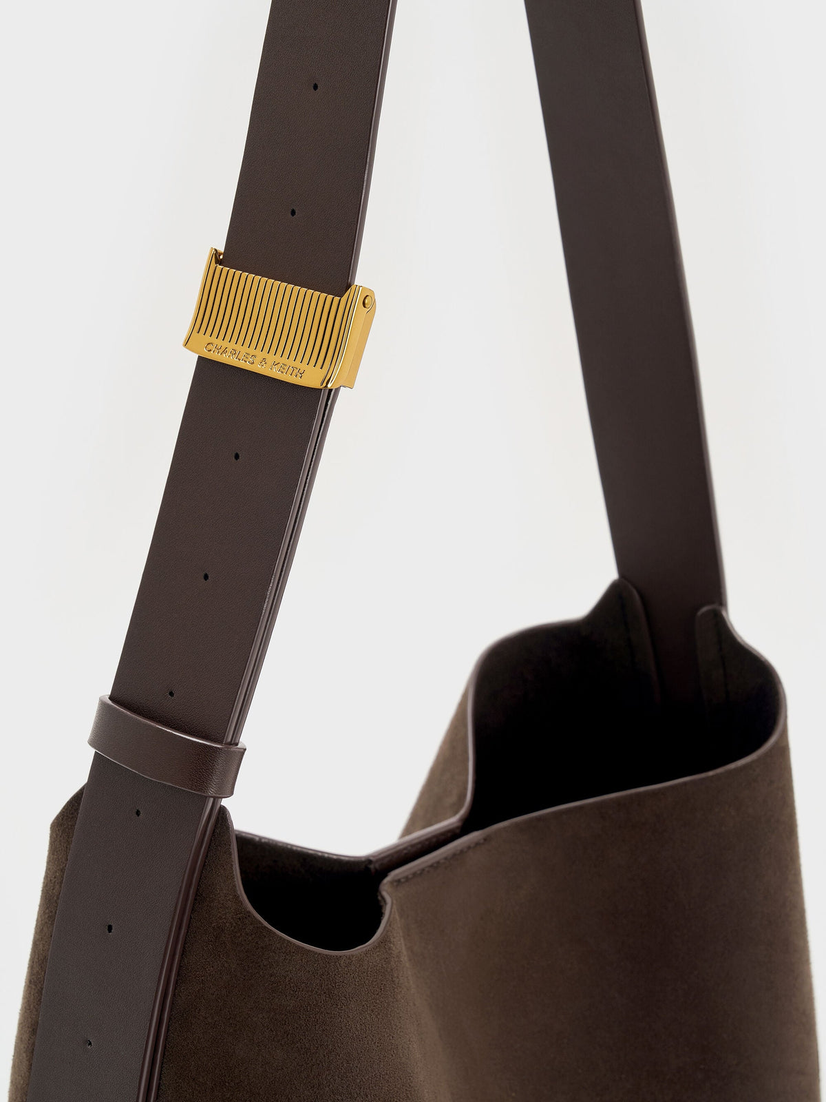 CHARLES & KEITH Special Offer | Edna Tote Bag - Espresso Brown