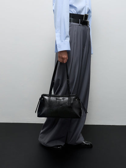 CHARLES & KEITH Best Price | Noane Elongated-Handle Shoulder Bag - Noir
