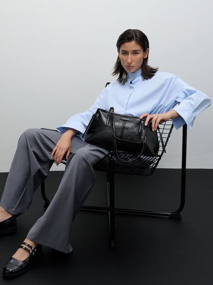 CHARLES & KEITH Best Price | Noane Elongated-Handle Shoulder Bag - Noir
