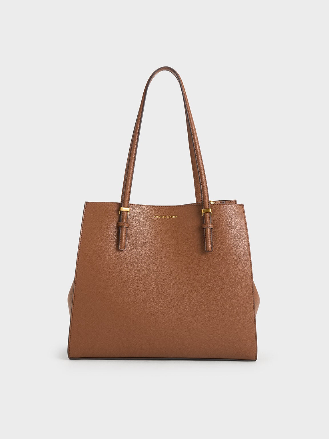 CHARLES & KEITH Smart Buy | Sansa Tote Bag - Chocolate